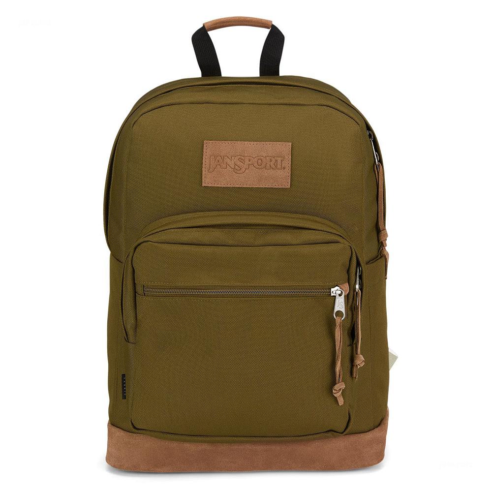 Sac à Dos Scolaire JanSport Right Pack Premium Vert Olive | JLT-72928209